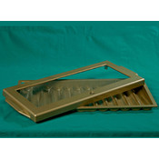 12 Tube Aluminum Chip Tray with Cover