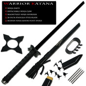 The Black Hawk Ninja Warrior Katana