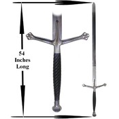 Black Knight #1 Claymore Sword - 54 inch
