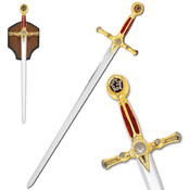 Free Mason Sword with Plaque