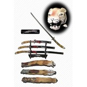3 Piece Japanese Tiger Katana Super Set