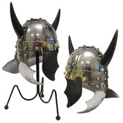 Mini Viking Horn Helmet Desktop Display