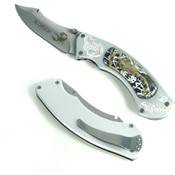 Silver Scorpion Pocket Knife Tactical Folder