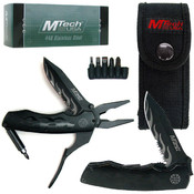 Utility Pocket Knife with Pliers and Bits - 4.5 in