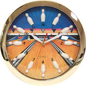 Bowling Quartz Clock