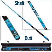 Graphite IllusionR Playful Dolphins Pool Cue
