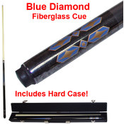 Blue Diamond Fiberglass Cue