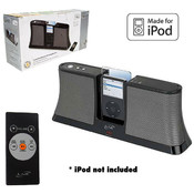 iLive iPod Speakers with Remote Control - Black