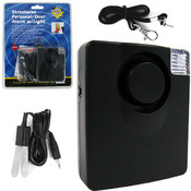 130 dB Personal and Door Alarm with Flashing Light