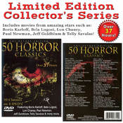 50 HORROR CLASSIC MOVIES  -  4 DVD Collection