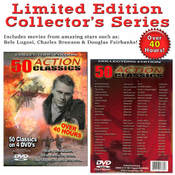 50 ACTION CLASSICS MOVIES - 4 DVD Collection