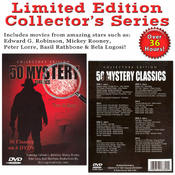 50 MYSTERY CLASSIC MOVIES -  4 DVD Collection