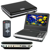 GPX 8 Inch Portable DVD, CD, and Photo Player with