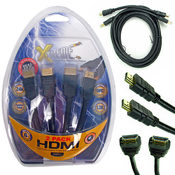 Xtreme HDMI 2 pack 1080P 1.3b Cables 6 Ft Audio &