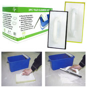 Large 3 Piece Tile and Grout Cleaning Set - As See