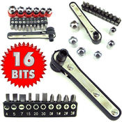 17 piece Deluxe Mini-Ratchet Set