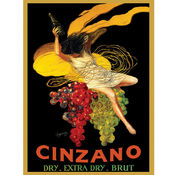 CINZANO ON CANVAS by Leonetto Cappiello