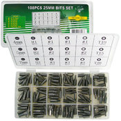 108 Screwriver Bit Assortment - 18 Different Style