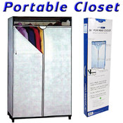 Portable Closet Storage Unit - Over 5 Feet Tall -