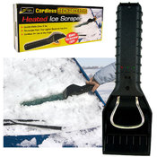 Cordless Re-Chargeable Heated Ice Scraper