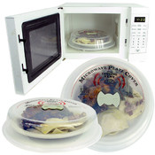 Microwave Plate Cover with Cooling Vent