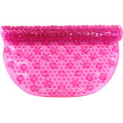 Pink Aqua Gel Bubbled Bath Mat As Seen on TV 16 x