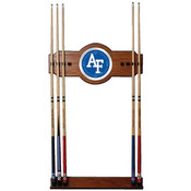 Air Force Wood and Mirror Wall Cue Rack