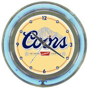 Coors 14-inch Neon Wall Clock