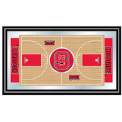 North Carolina State Basketball Framed Full Court