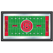 North Carolina State Football Field Framed Mirror