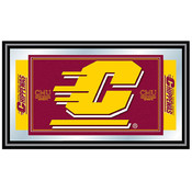 Central Michigan University Logo and Mascot Framed