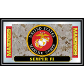 United States Marine Corp Logo Framed Mirror