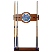 U.S. Navy 2 piece Wood and Mirror Wall Cue Rack