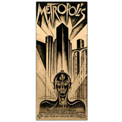 Metropolis by Schuluz Nendamm-Framed 18x32 Canvas
