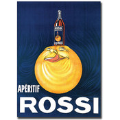 Aperitif Rossi-Gallery Wrapped 24x32 Canvas Art