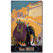 See India-Gallery Wrapped 24x32 Canvas Art