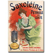 Saxoleine Petrole de Surete by Jules Cheret- 24x32