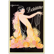 Doriane by E. Gesmar-Framed 24x32 Canvas Art