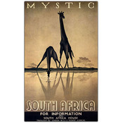 Mystic South Africa by Gayle Ullman-Framed 14x24 C