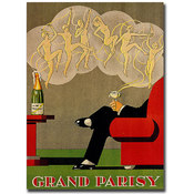 Grand Parisy-Gallery Wrapped 18x24 Canvas Art