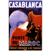 Casablanca-Framed 22x32 Canvas Art