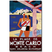 La Plage de Monte Carlo Beach by Phillipe Bouchard