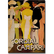 Cordial Campari-Gallery Wrapped 35x48 Canvas Art