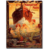 Cia Navigation-Gallery Wrapped 18x24 Canvas Art