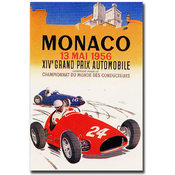 Monaco 1956 by George Ham-Gallery Wrapped 18x24 Ca