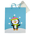 Brand Name Christmas Gift Bag with Tissue Paper