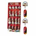Cars Tin Box Key Ring in Display