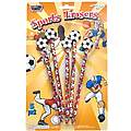 5 Pack Soccer Eraser Toppers Pencil