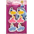 Princess 6 Pack Die Cut Erasers On Card