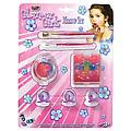 Flower &amp; Heart Compact with Rings and Brushes